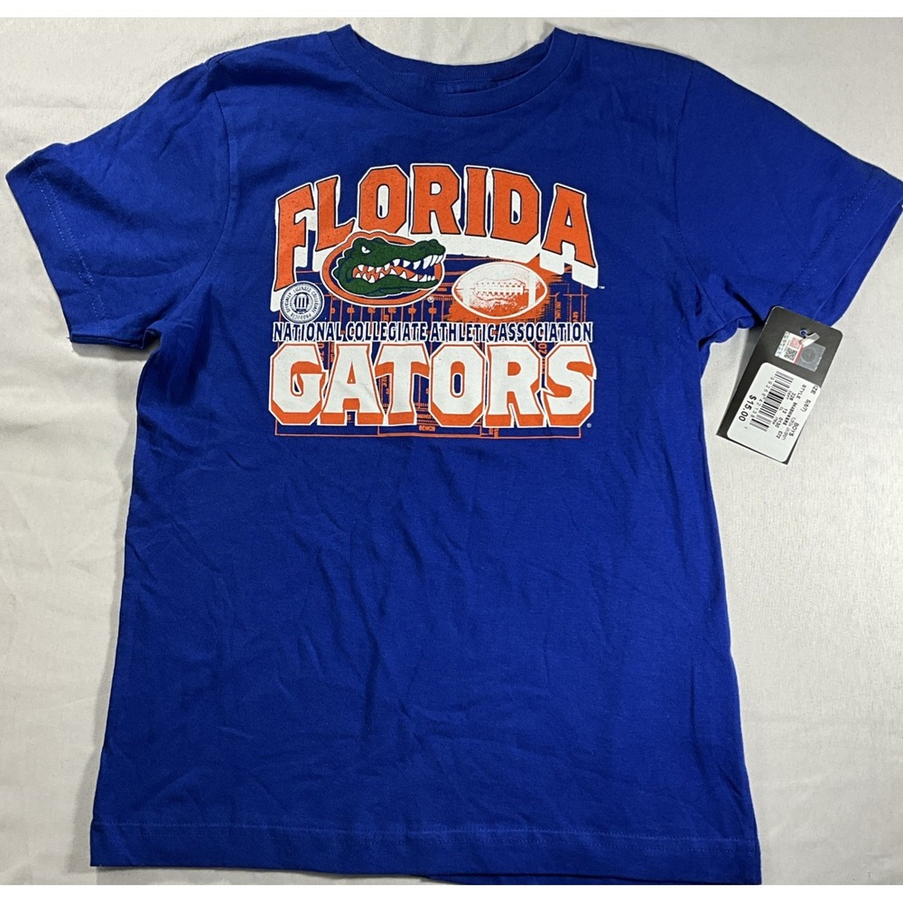 SEC Florida Gator Football Graphic T-Shirt Boys Size Small 6/7
